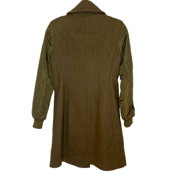 vince Camuto Double Breasted Wool Military Style Peacoat - Picture 6 of 14